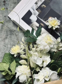 VIAMAJA Blomster<Buket Hortensia - Hvid