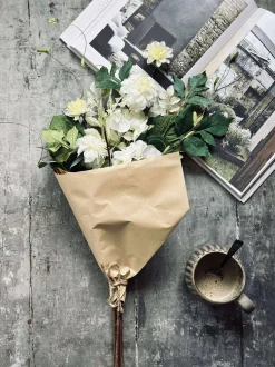 VIAMAJA Blomster<Buket Hortensia - Hvid