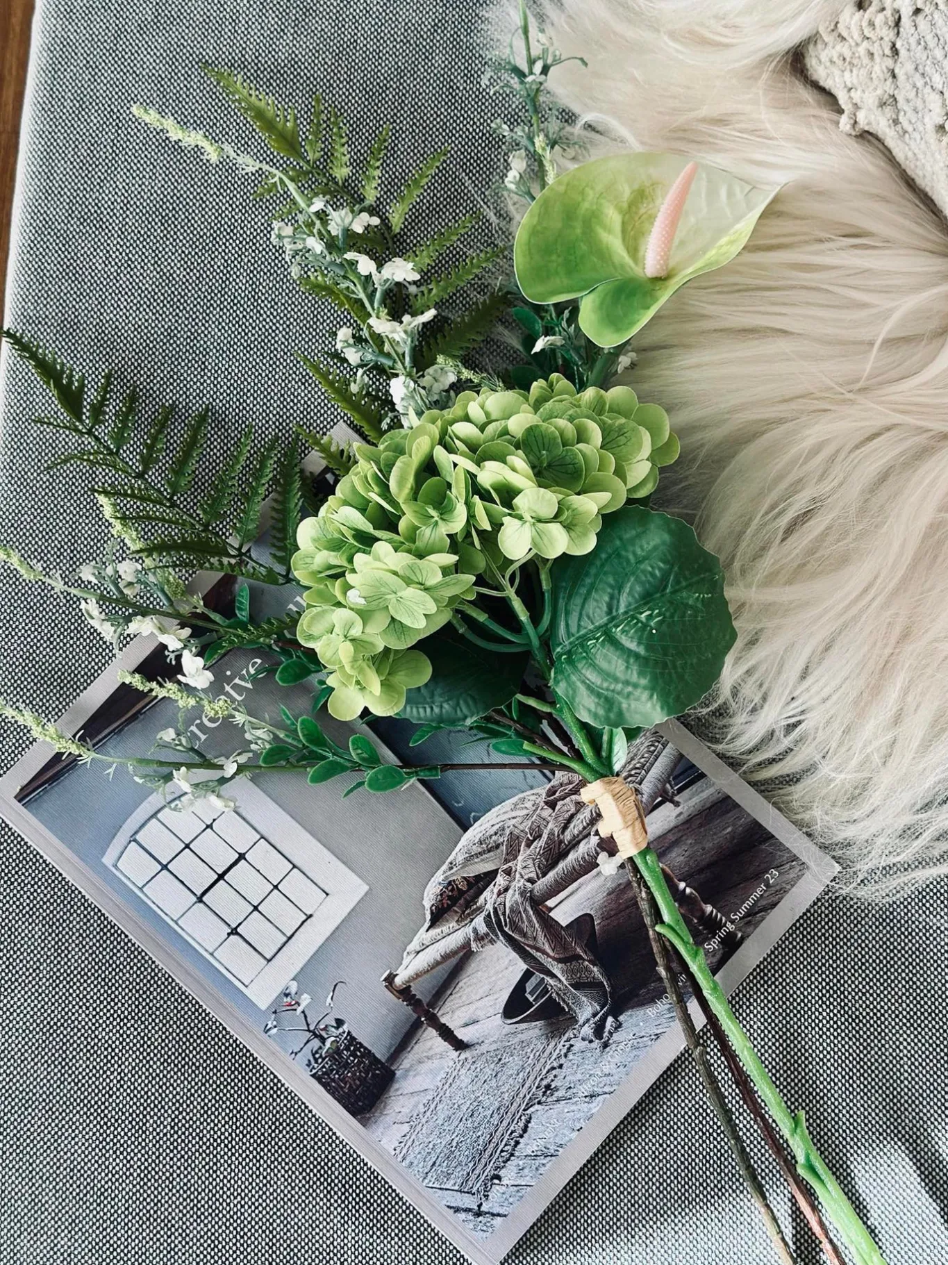 VIAMAJA Blomster<Buket Lime