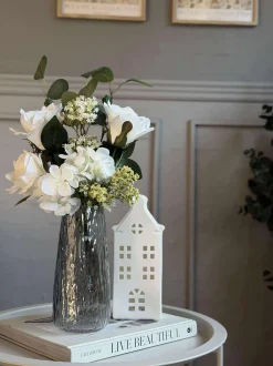 VIAMAJA Blomster<Buket med hortensia - Hvid