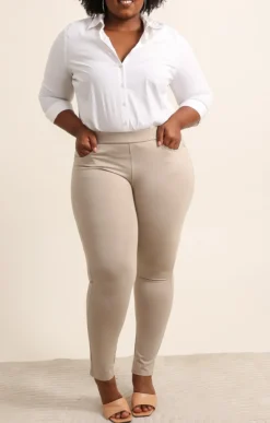 VIAMAJA Bukser<Bukser Amalie Stretchy Plus Size 38-50