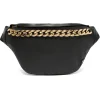 VIAMAJA Bæltetasker<Bumbag - BLACK / GOLD i blød skind kvalitet