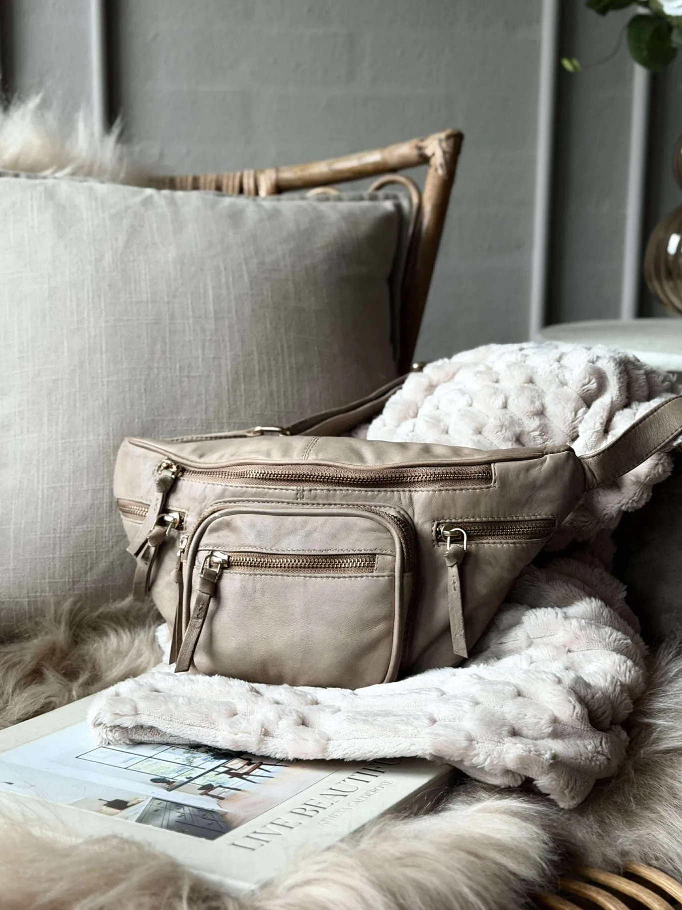 VIAMAJA Bæltetasker<Bumbag – VINTAGE beige