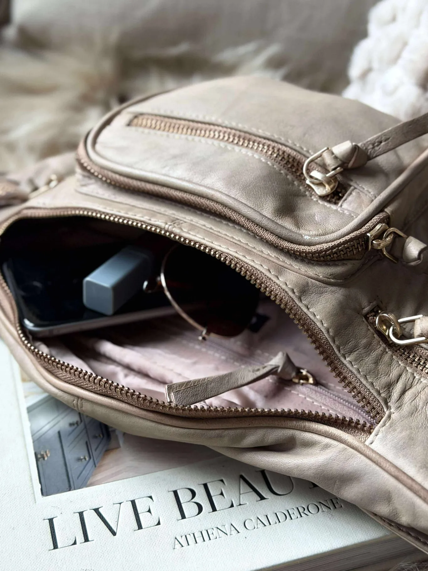 VIAMAJA Bæltetasker<Bumbag – VINTAGE beige