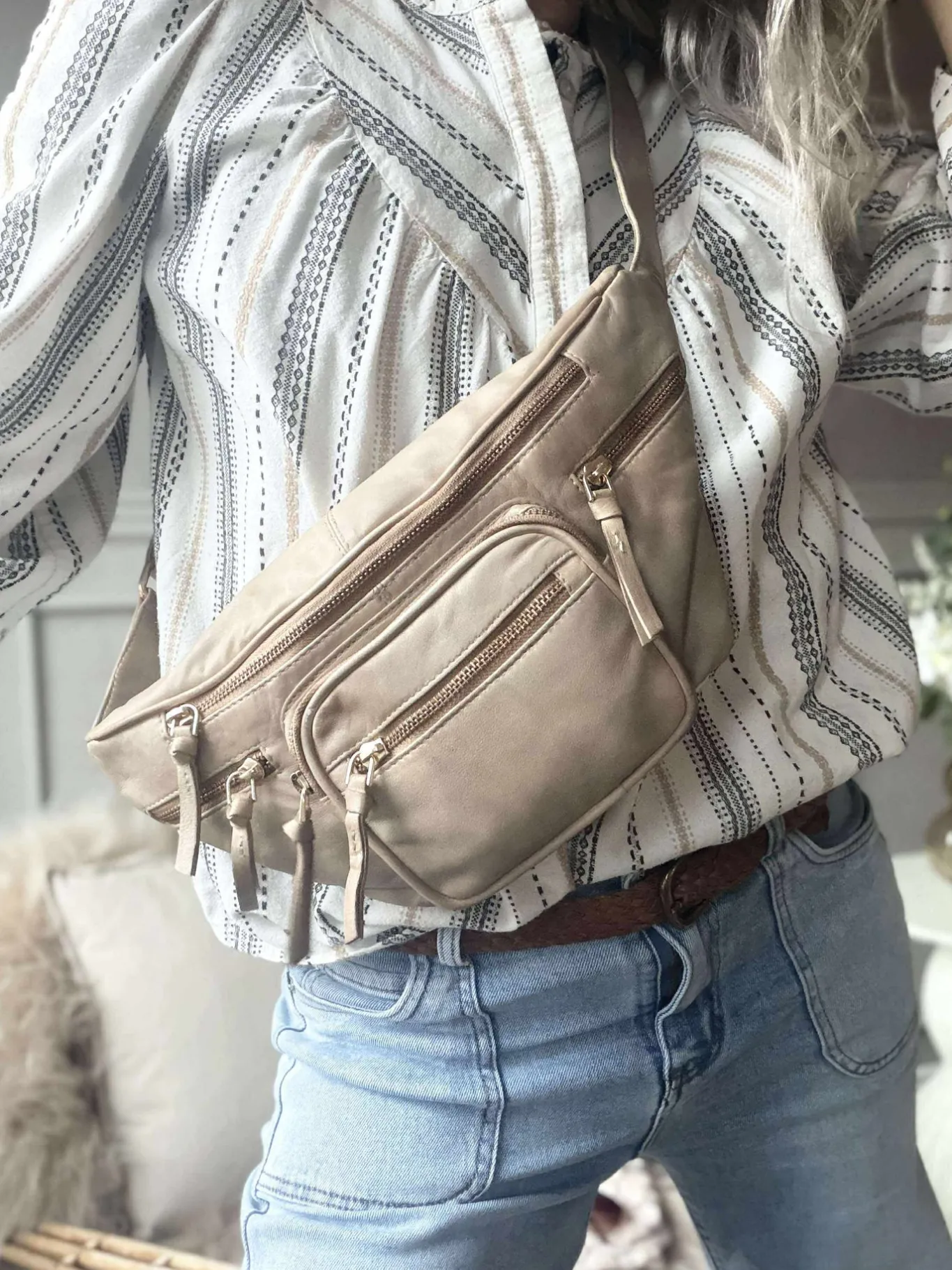 VIAMAJA Bæltetasker<Bumbag – VINTAGE beige