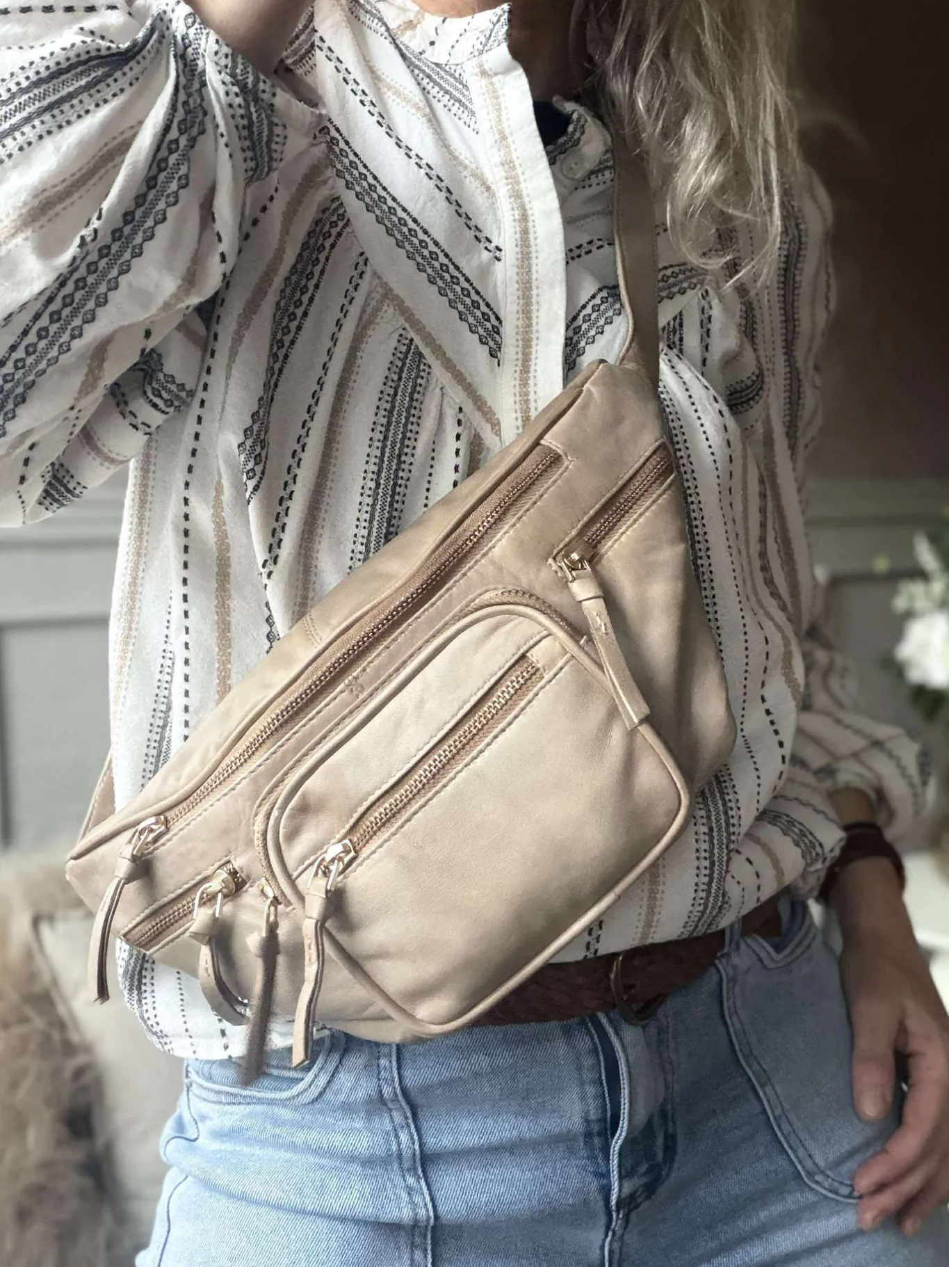 VIAMAJA Bæltetasker<Bumbag – VINTAGE beige