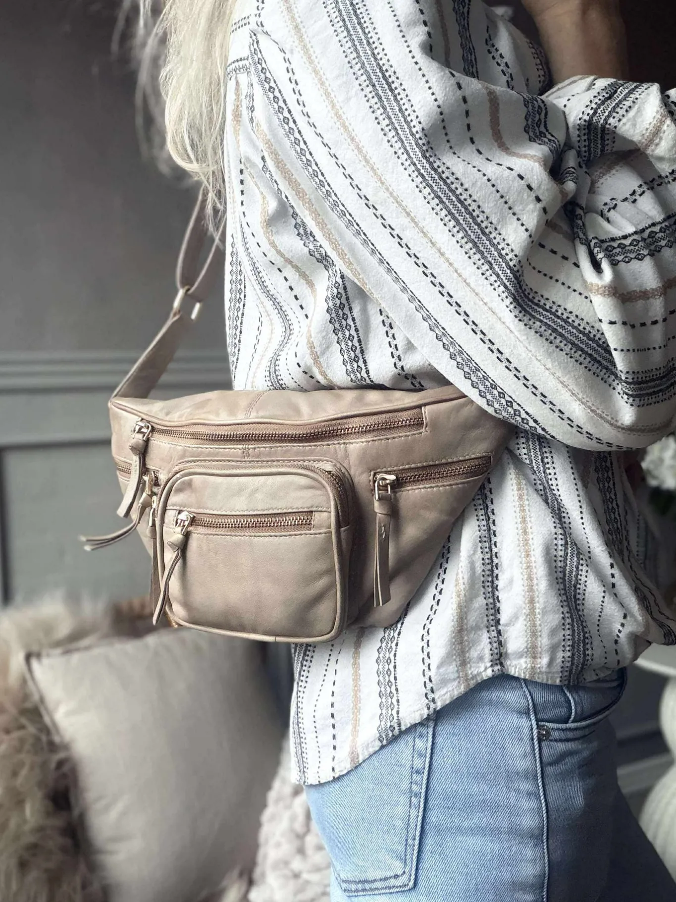 VIAMAJA Bæltetasker<Bumbag – VINTAGE beige
