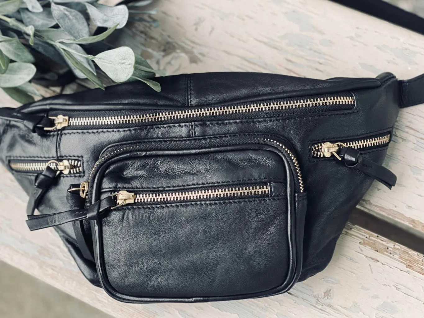 VIAMAJA Bæltetasker<Bumbag - VINTAGE Black / Gold