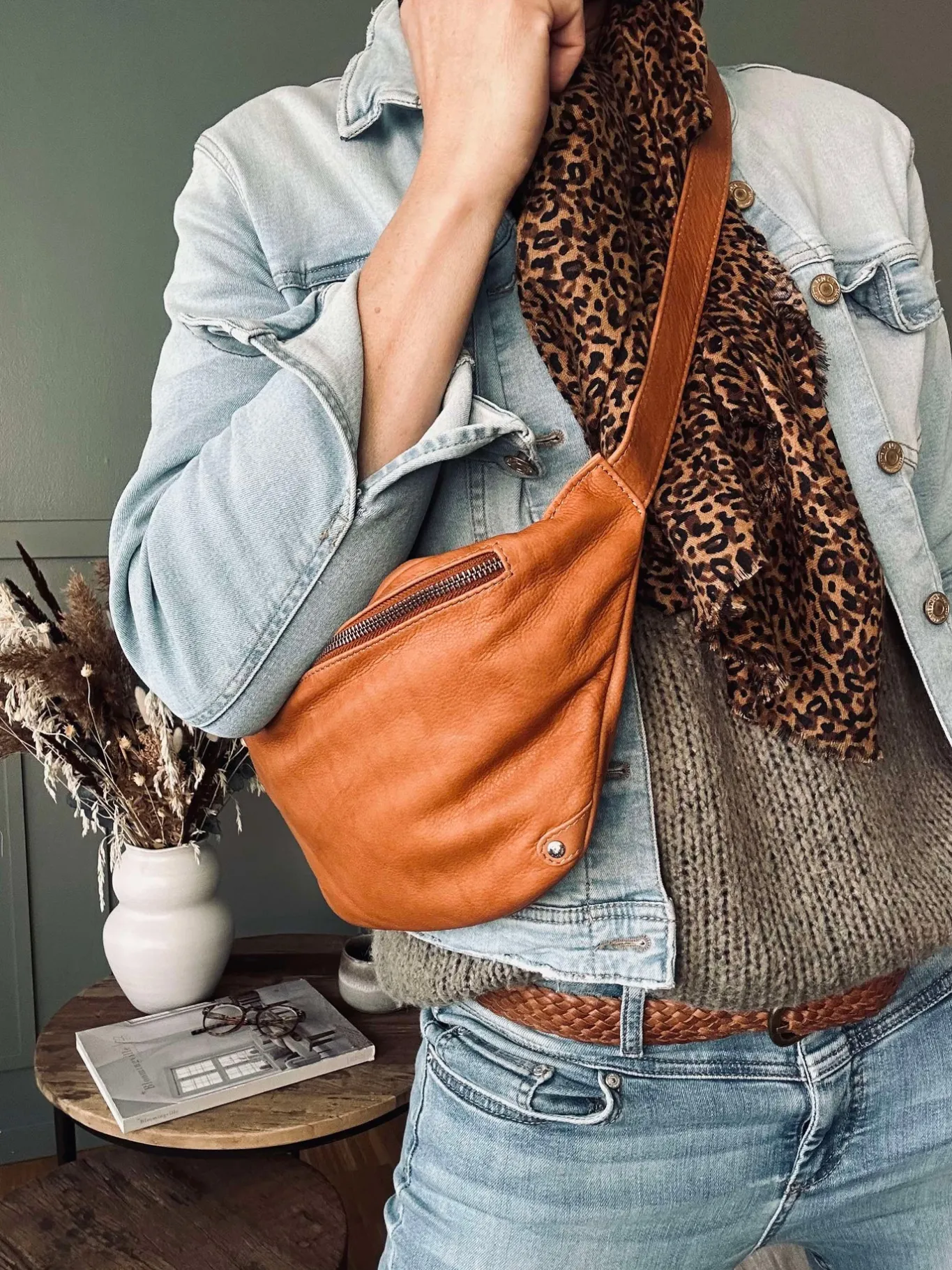 VIAMAJA Bæltetasker<Bumbag Aura Big Cognac