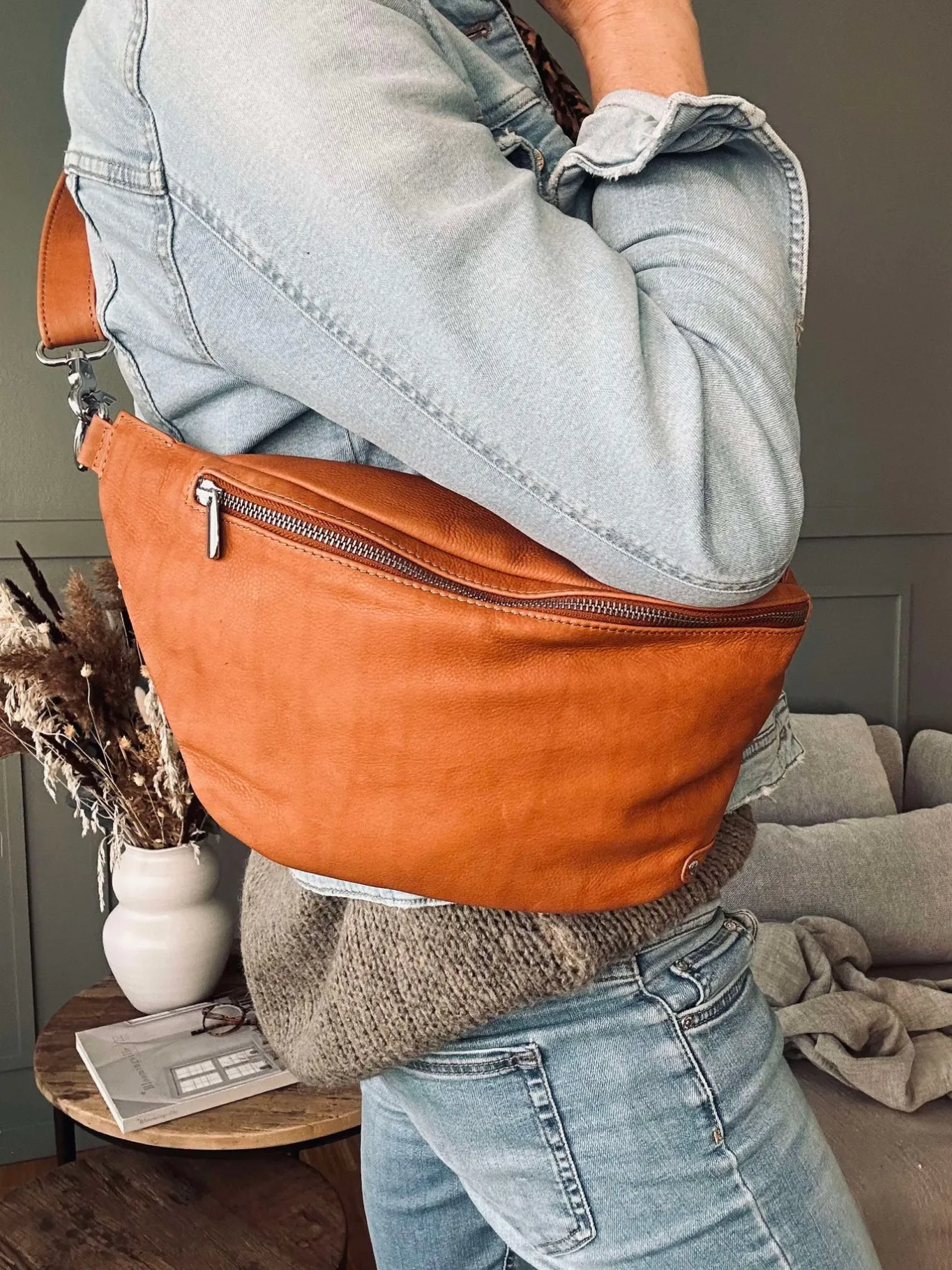 VIAMAJA Bæltetasker<Bumbag Aura Big Cognac