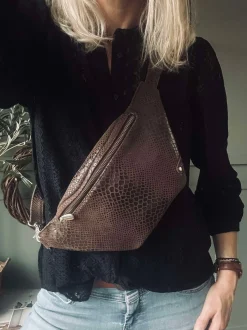 VIAMAJA Bæltetasker<Bumbag Aura Brown Croco