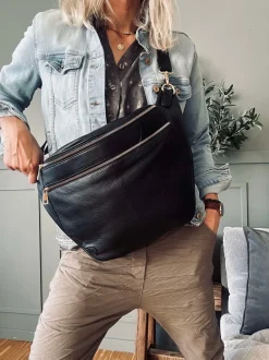 VIAMAJA Bæltetasker<Bumbag BIG Astrid - Black / Gold