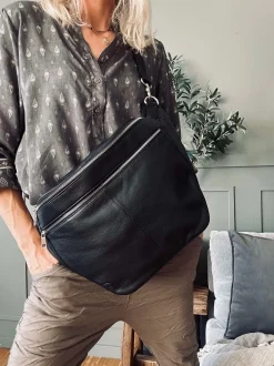 VIAMAJA Bæltetasker<Bumbag BIG Astrid - Black / Silver