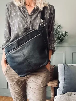 VIAMAJA Bæltetasker<Bumbag BIG Astrid - Black / Silver