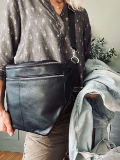 VIAMAJA Bæltetasker<Bumbag BIG Astrid - Black / Silver