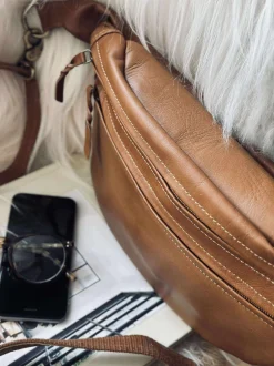 VIAMAJA Bæltetasker<Bumbag Big Selma - Cognac