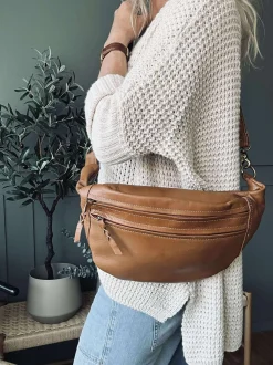 VIAMAJA Bæltetasker<Bumbag Big Selma - Cognac