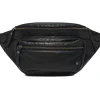 VIAMAJA Bæltetasker<Bumbag Biker black wash leather