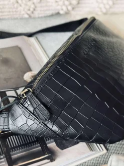 VIAMAJA Bæltetasker<Bumbag Black croco