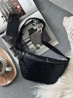 VIAMAJA Bæltetasker<Bumbag Black croco
