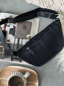 VIAMAJA Bæltetasker<Bumbag Black croco