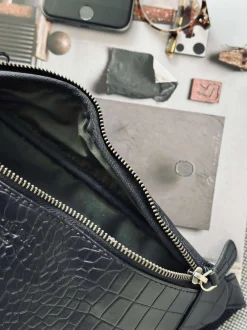 VIAMAJA Bæltetasker<Bumbag Black croco