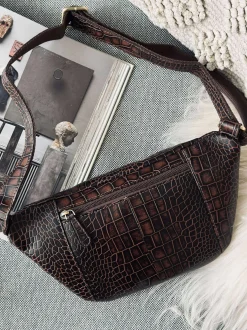 VIAMAJA Bæltetasker<Bumbag brown croco
