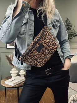 VIAMAJA Bæltetasker<Bumbag Daily Leopard dark