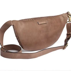 VIAMAJA Bæltetasker<Bumbag flettet kalveskind - Taupe