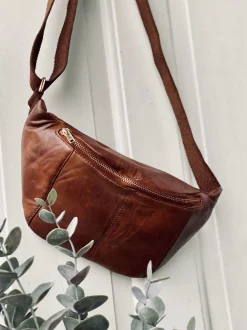 VIAMAJA Bæltetasker|Læder Tasker<Bumbag JUNE - Dark cognac