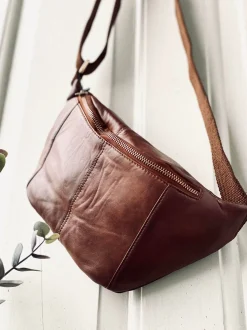 VIAMAJA Bæltetasker|Læder Tasker<Bumbag JUNE - Dark cognac