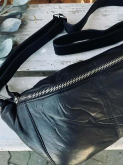 VIAMAJA Bæltetasker|Læder Tasker<Bumbag JUNE - BIG Black
