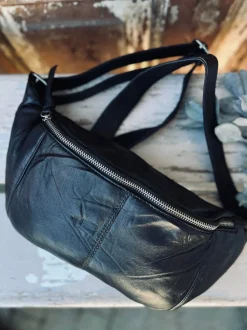 VIAMAJA Bæltetasker|Læder Tasker<Bumbag JUNE - BIG Black