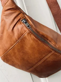 VIAMAJA Bæltetasker|Læder Tasker<Bumbag JUNE - Cognac