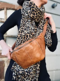 VIAMAJA Bæltetasker|Læder Tasker<Bumbag JUNE - Cognac