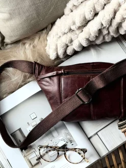 VIAMAJA Bæltetasker|Læder Tasker<Bumbag JUNE - New Dark cognac