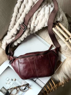 VIAMAJA Bæltetasker|Læder Tasker<Bumbag JUNE - New Dark cognac
