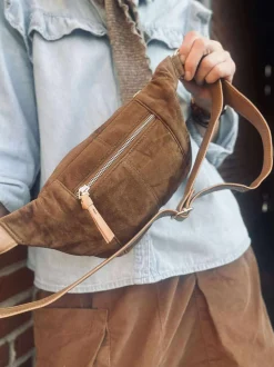 VIAMAJA Bæltetasker|Læder Tasker<Bumbag JUNE Ruskind - Caramel