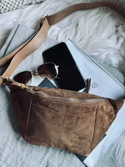 VIAMAJA Bæltetasker|Læder Tasker<Bumbag JUNE Ruskind - Caramel