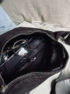VIAMAJA Bæltetasker|Læder Tasker<Bumbag JUNE Ruskind - Coffee Brown