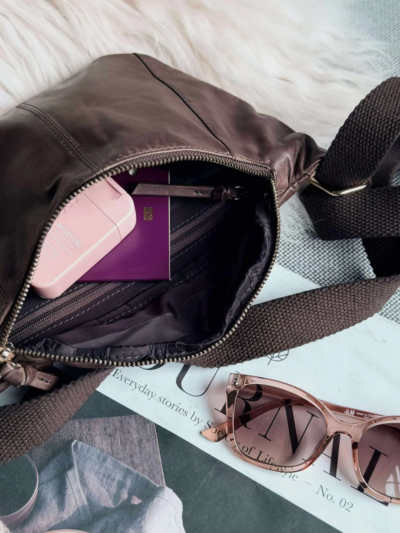 VIAMAJA Bæltetasker|Læder Tasker<Bumbag JUNE True Brown