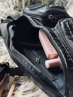 VIAMAJA Bæltetasker<Bumbag Kaya - Sort flet