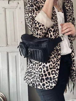 VIAMAJA Bæltetasker<Bumbag Kaya - Sort flet