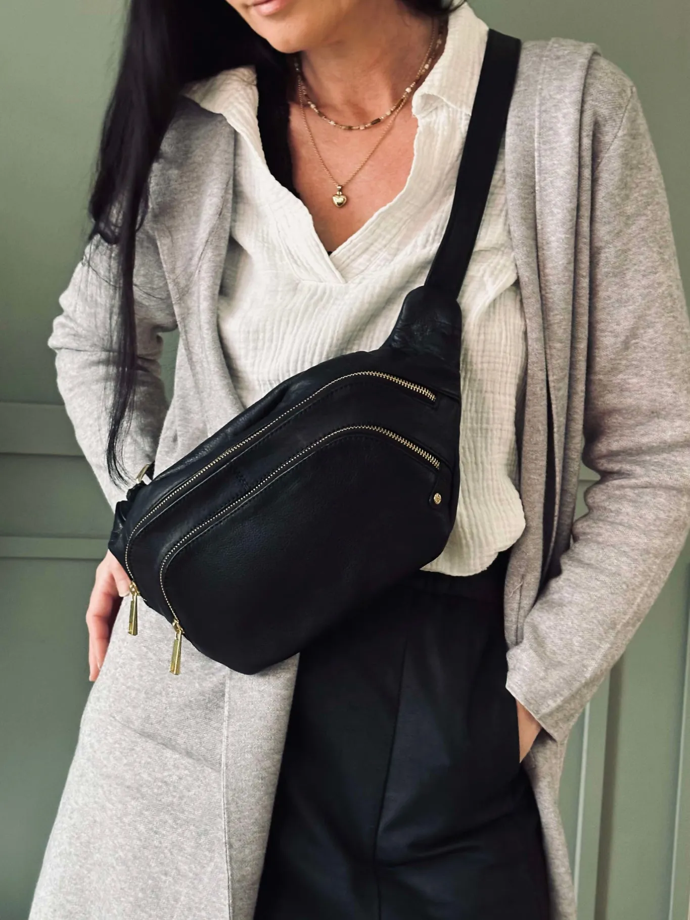 VIAMAJA Bæltetasker|Læder Tasker<Bumbag Kira