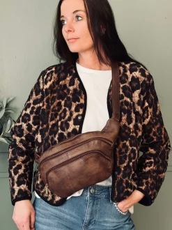 VIAMAJA Bæltetasker|Læder Tasker<Bumbag Kira Brandy