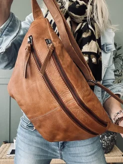 VIAMAJA Bæltetasker<Bumbag LOCK - Cognac