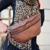 VIAMAJA Bæltetasker<Bumbag LOCK - Dark cognac