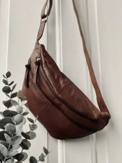 VIAMAJA Bæltetasker<Bumbag LOCK - Dark cognac