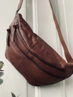 VIAMAJA Bæltetasker<Bumbag LOCK - Dark cognac