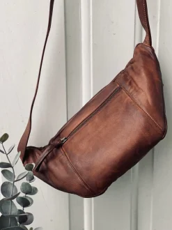 VIAMAJA Bæltetasker<Bumbag LOCK - Dark cognac